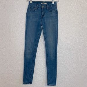 Levi's 710 Super Skinny Jeans Size 24
